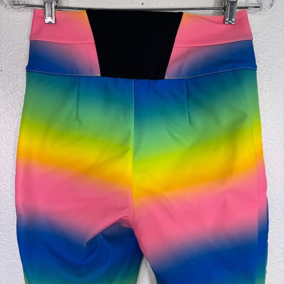 Perfect Moment Pants Womens XS Aurora High Waist Flare Ombre Rainbow Ski Snow - Picture 5 of 14